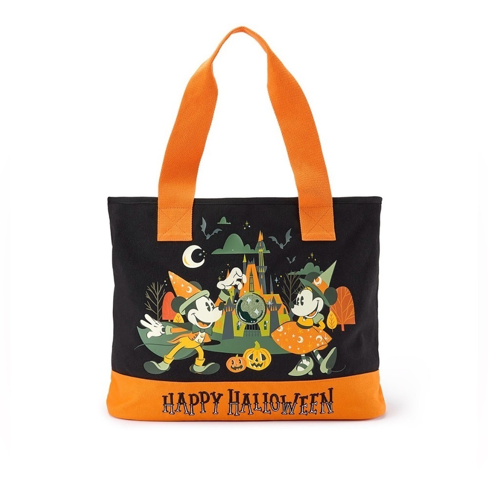 Disney Mickey Mouse and Friends Halloween Canvas Limited Edition Tote Bag,NWT